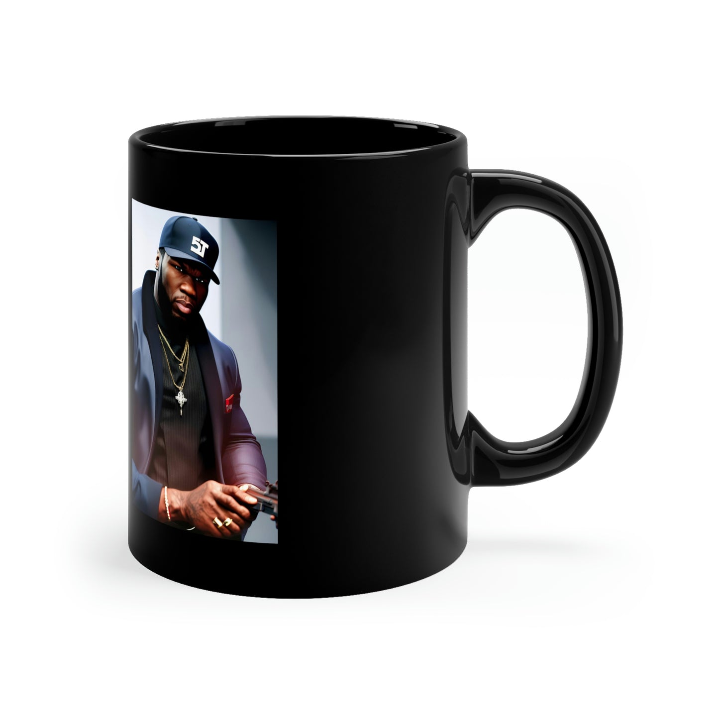 50 Cent Sinister Black Coffee Mug