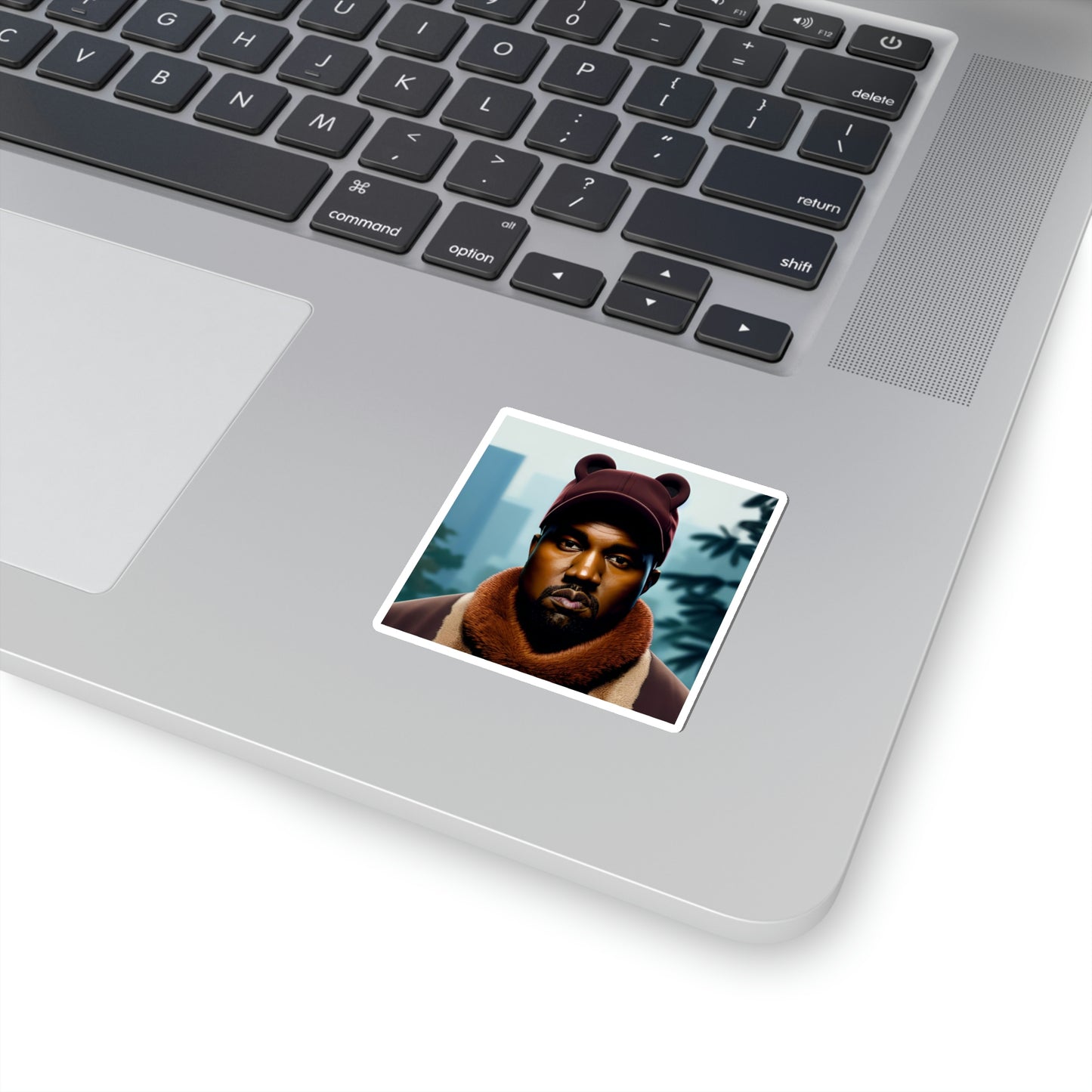 Kanye Bear Hat Sticker