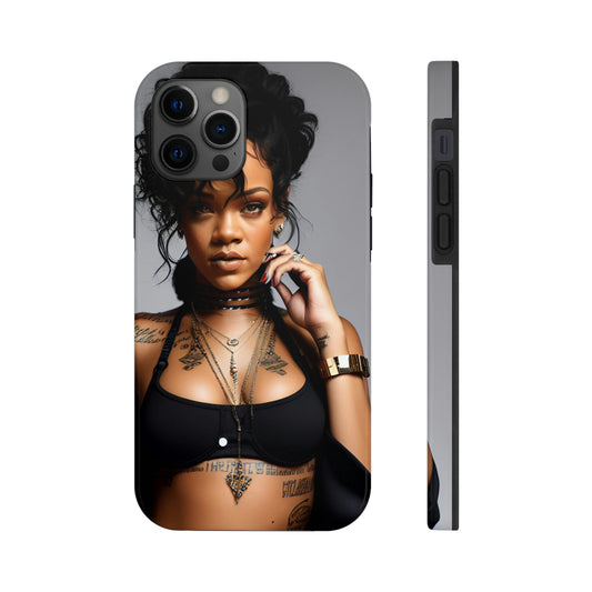 Rihanna Black Top Phone Case