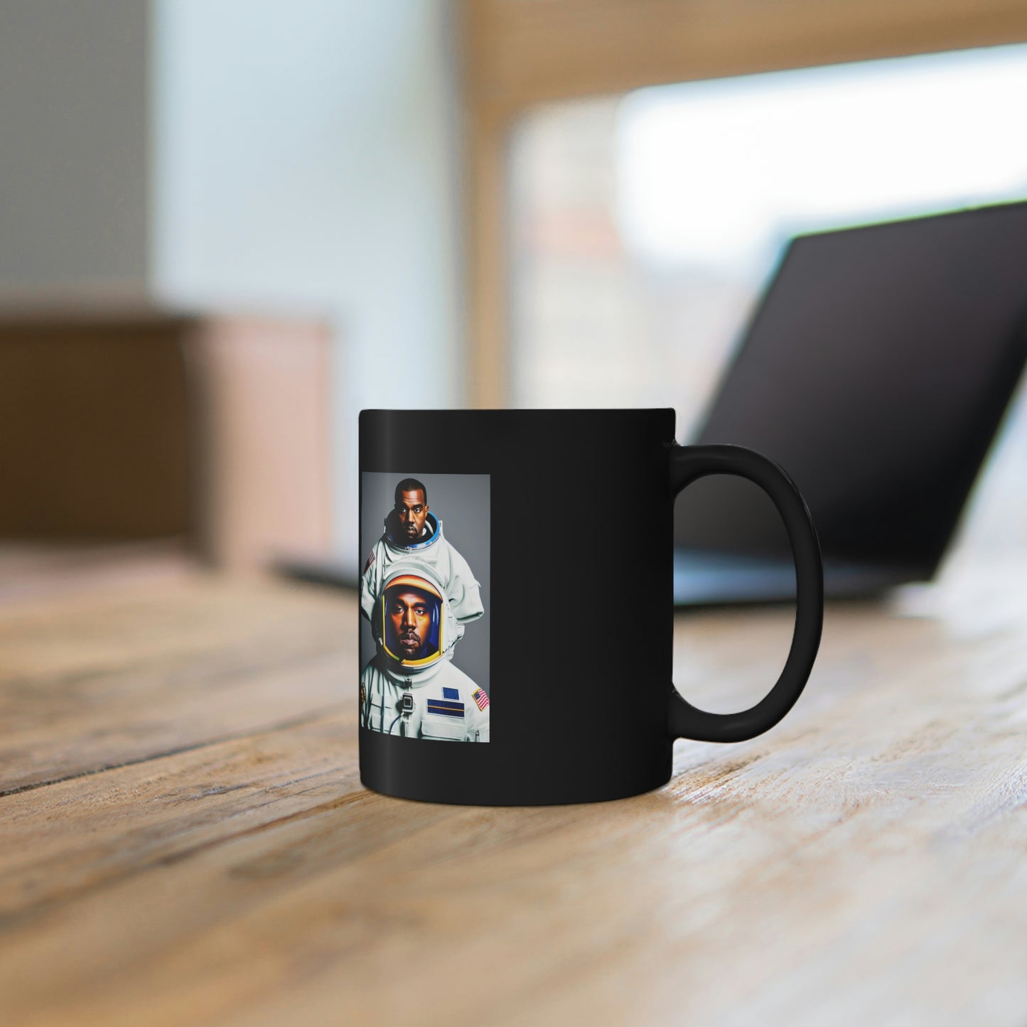 Kanye Astronaut Black Coffee Mug