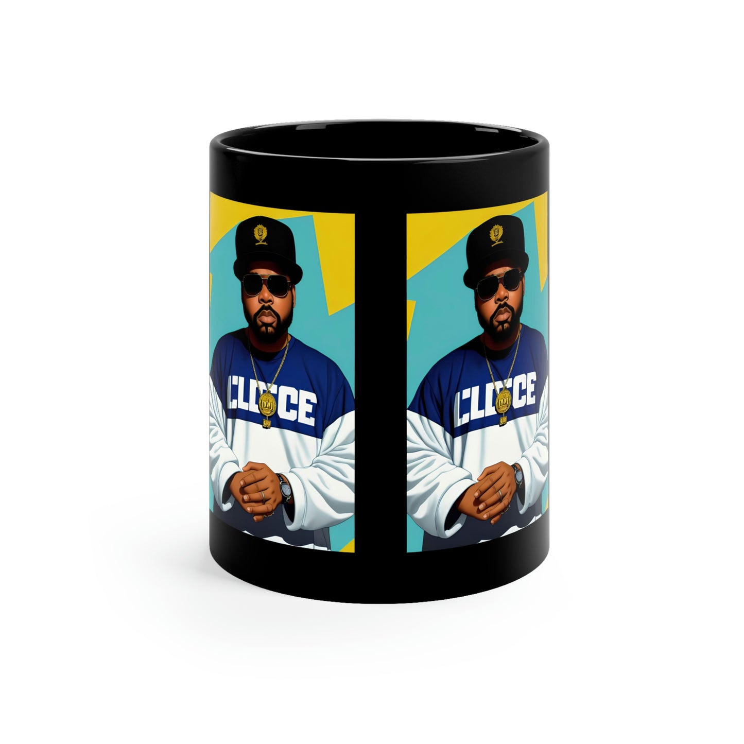 Ice Cube Comic Book Black Coffee Mug V.1