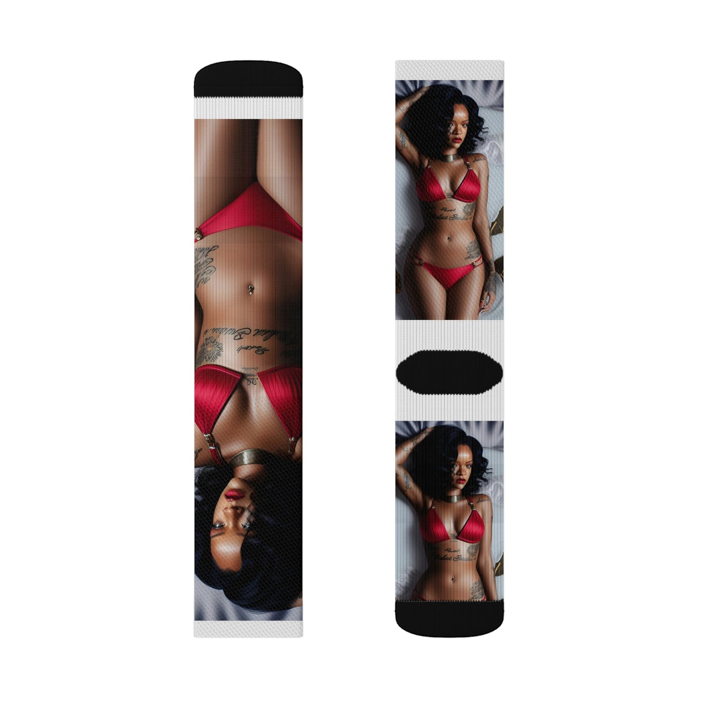 Rihanna Bed Time Tube Socks