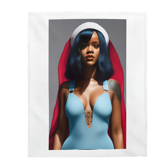 Rihanna Handmaid's Tail White Blanket