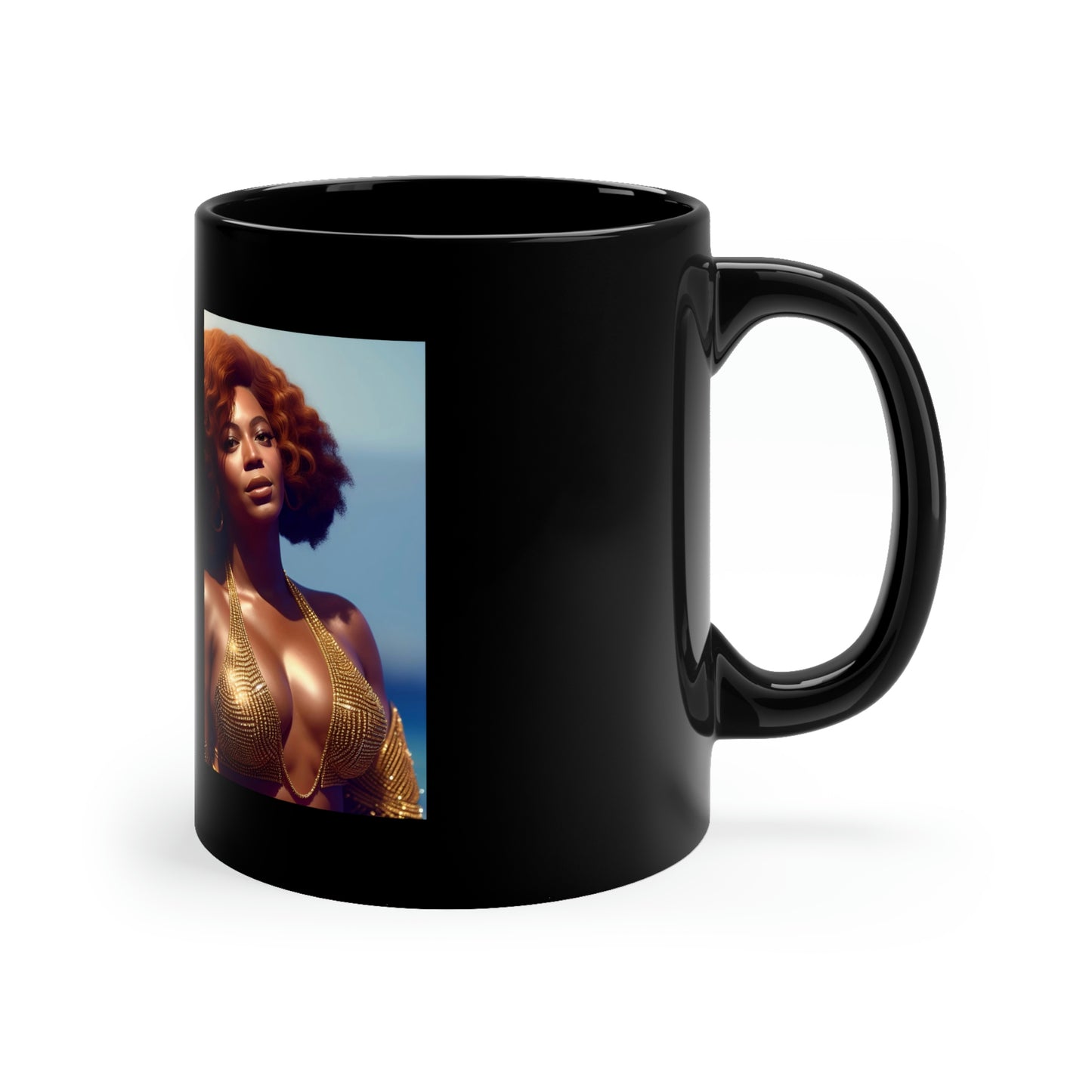 Beyonce Sunset Black Coffee Mug