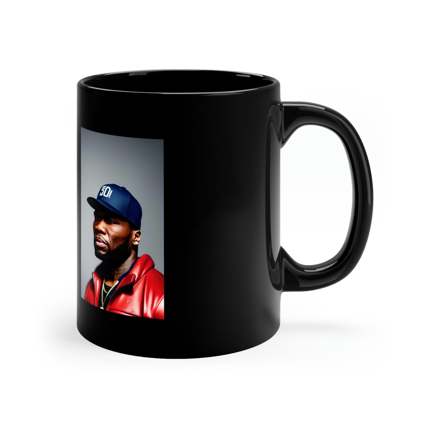 50 Cent Black Coffee Mug