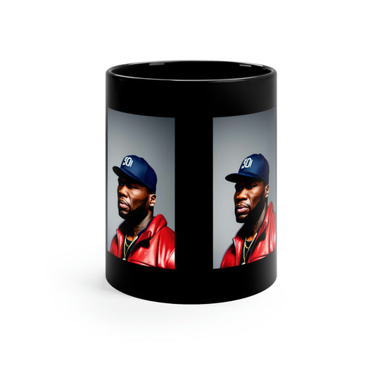50 Cent Black Coffee Mug
