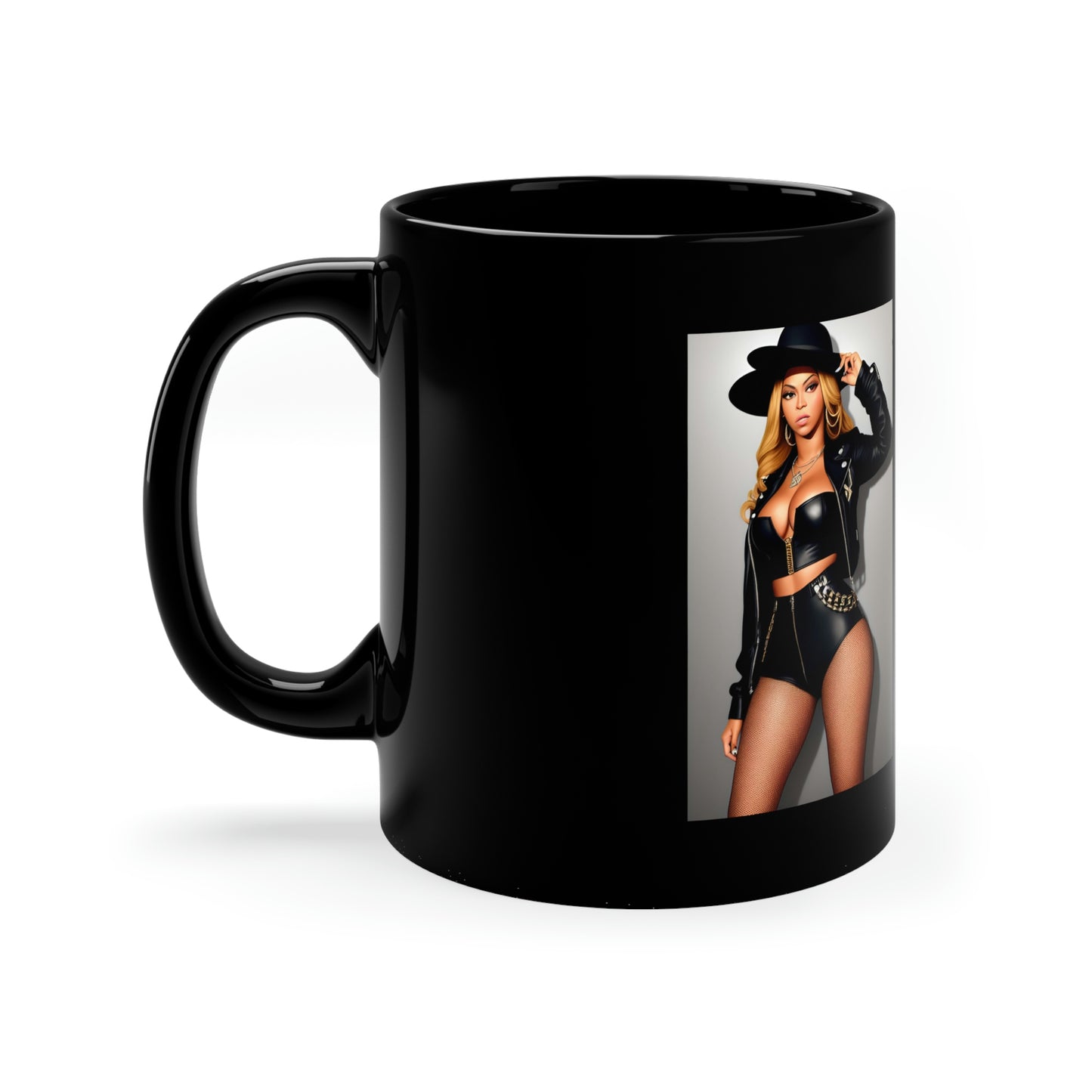 Beyonce Rodeo Black Coffee Mug