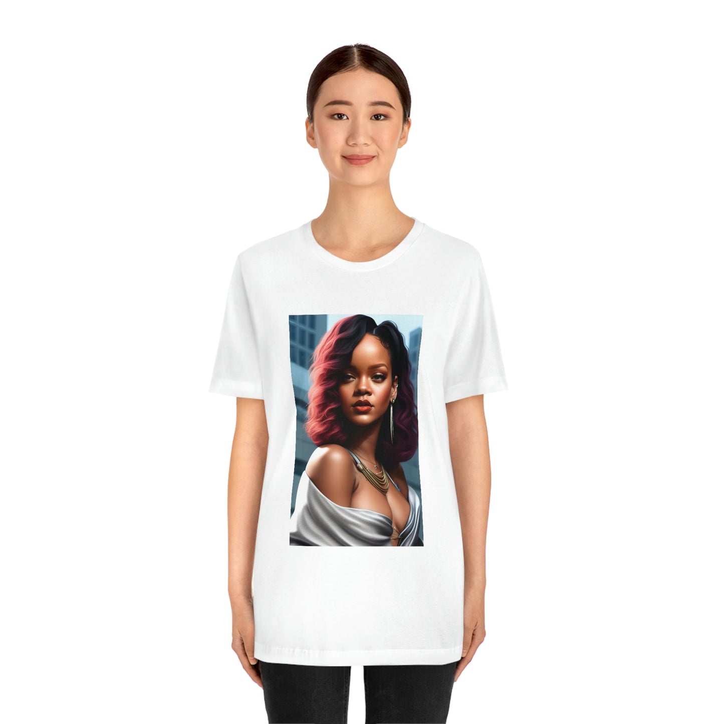 Rihanna Grey Dress Tee