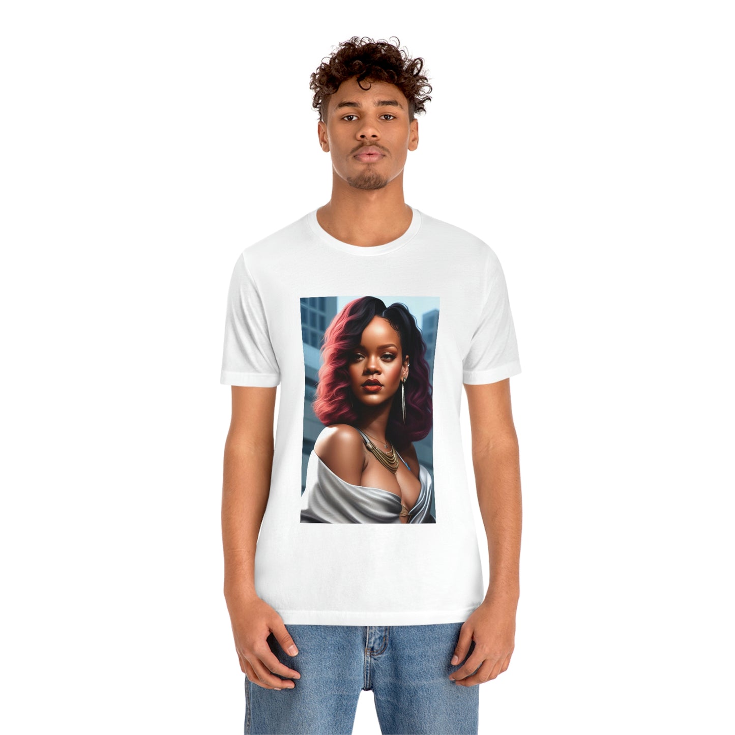 Rihanna Grey Dress Tee