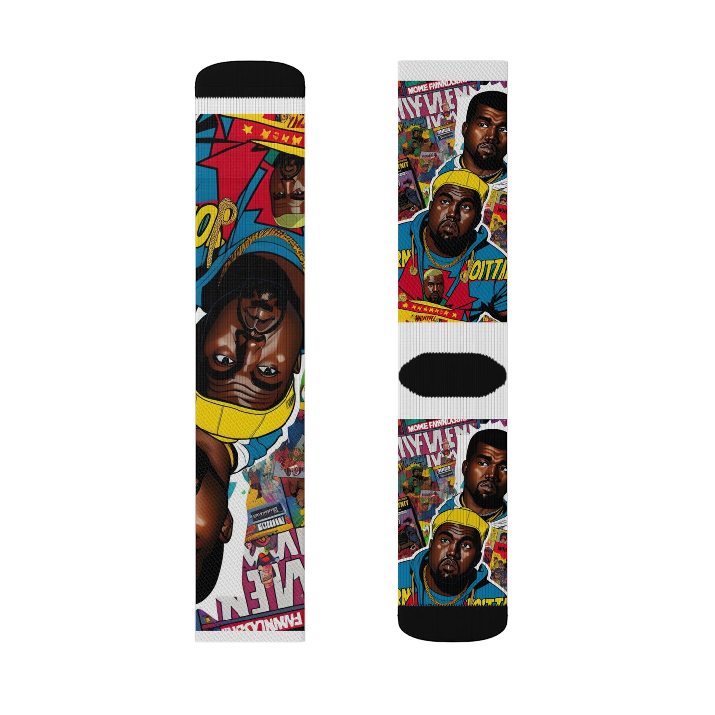 Kanye Comic Book Tube Socks