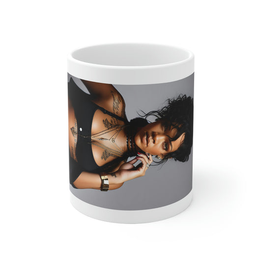 Rihanna Black Lingerie Mug