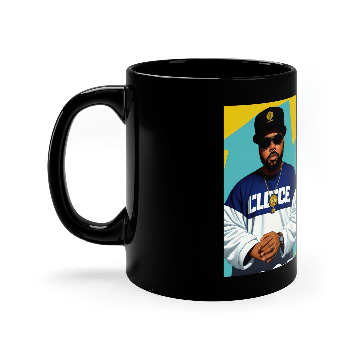 Ice Cube Comic Book Black Coffee Mug V.1