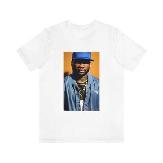 50 Cent Blue Hat Tee