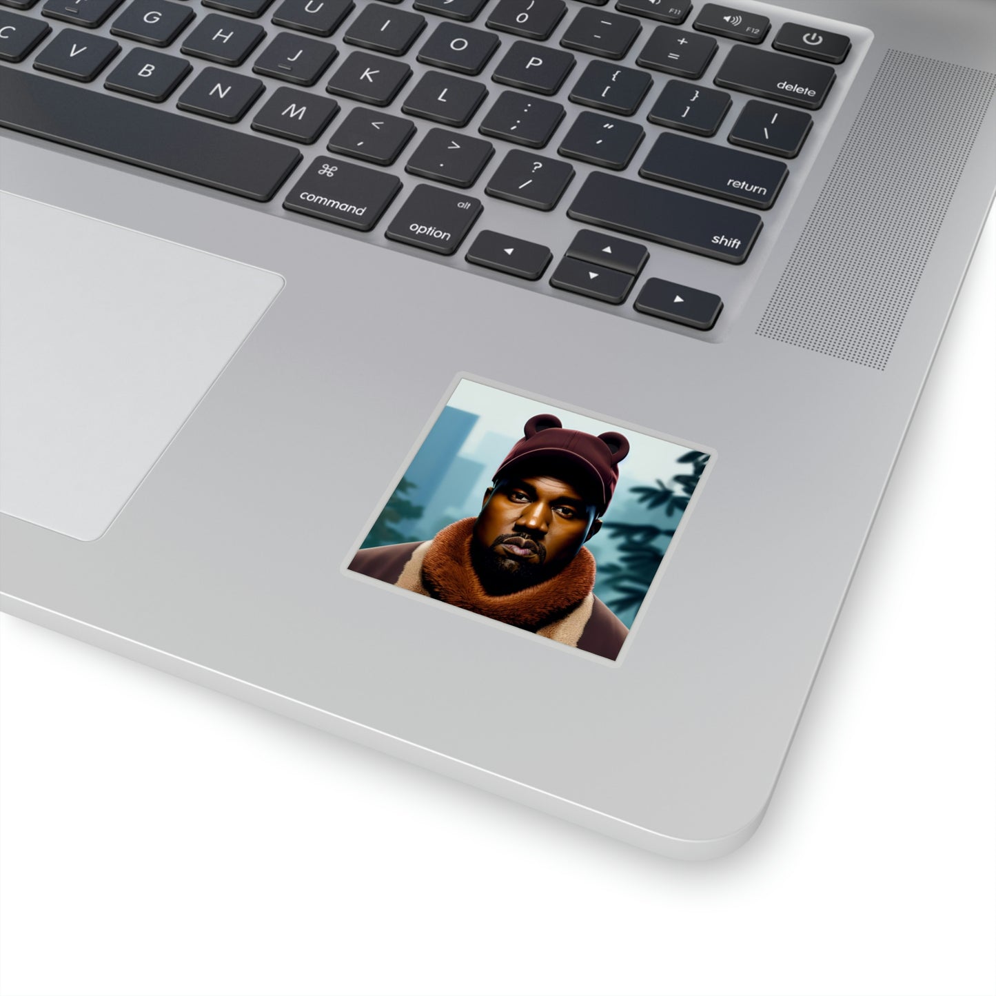 Kanye Bear Hat Sticker