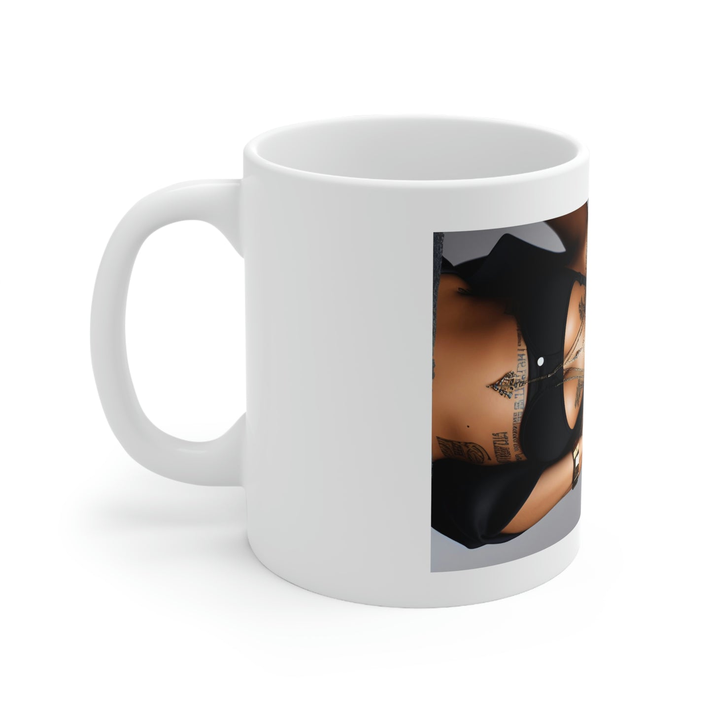Rihanna Black Lingerie Mug