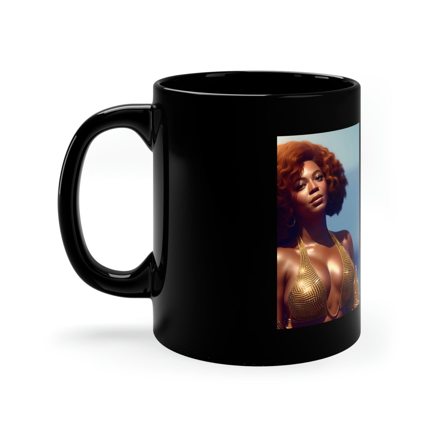 Beyonce Sunset Black Coffee Mug