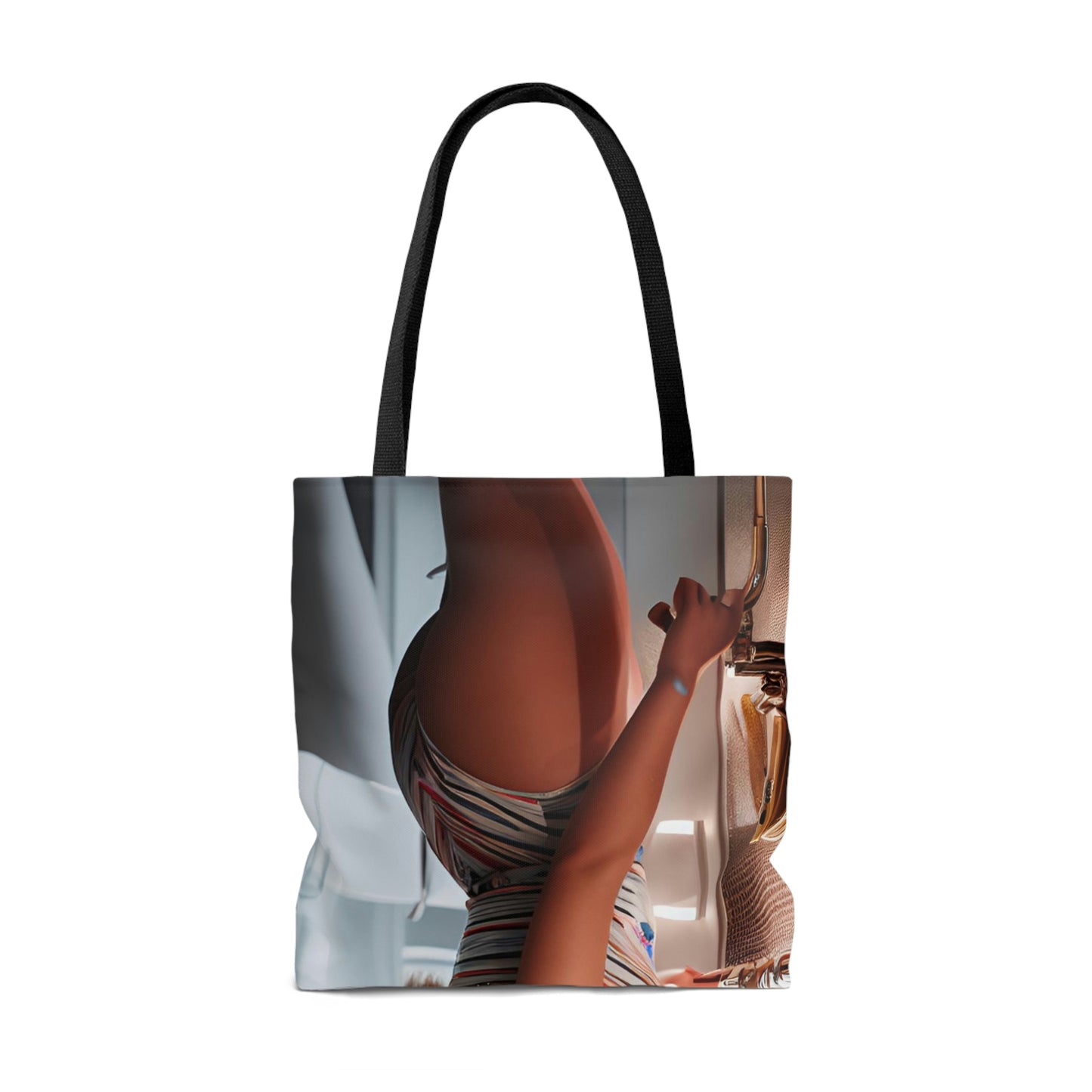 Margot Robbie Bathroom Tote Bag