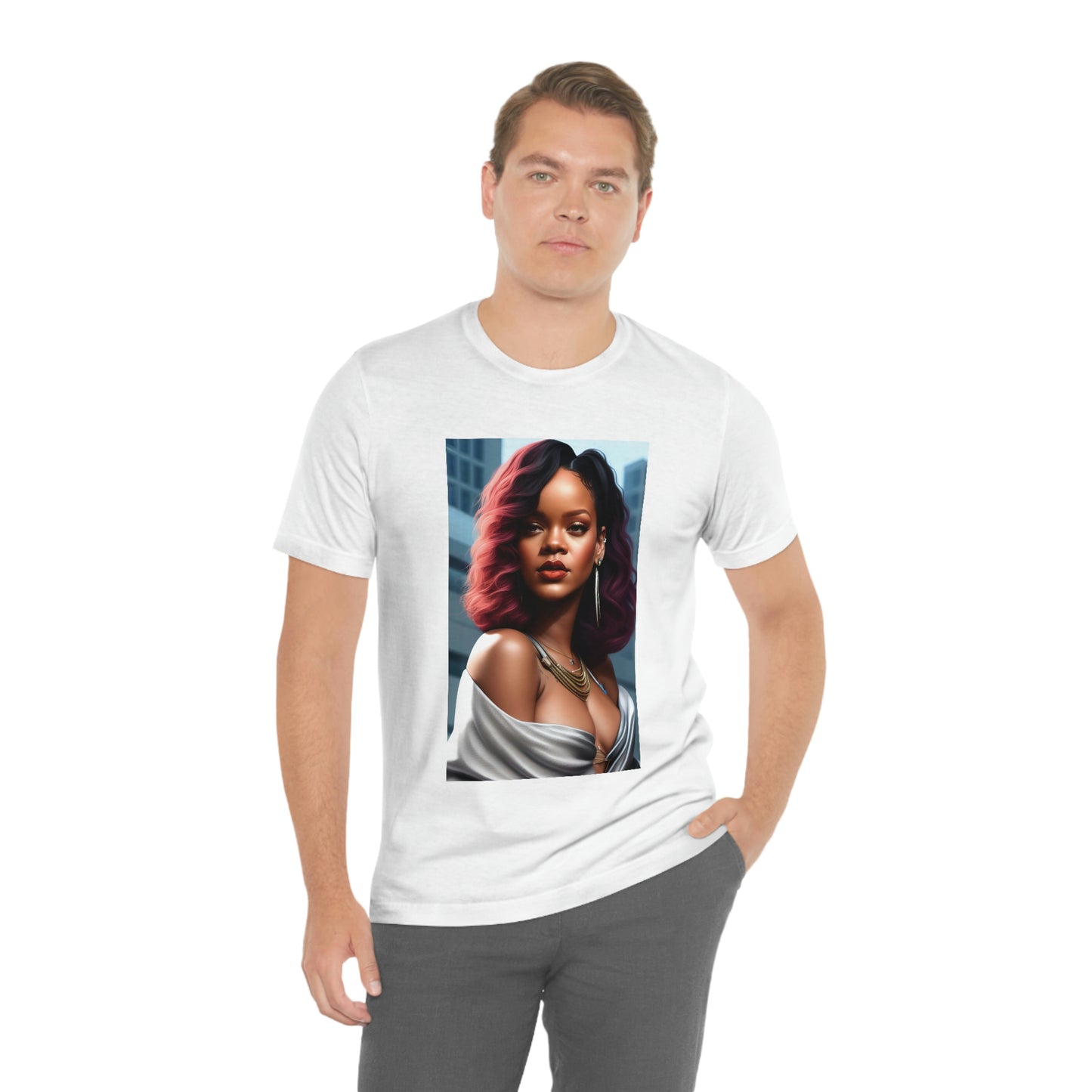 Rihanna Grey Dress Tee