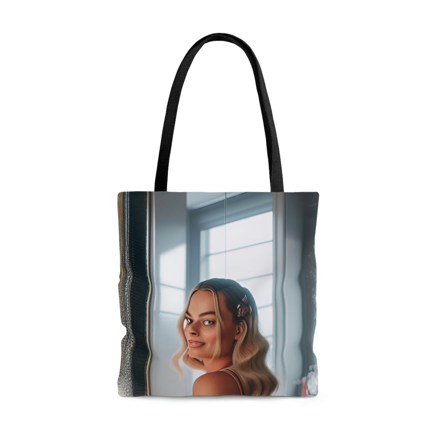 Margot Robbie Bathroom Tote Bag