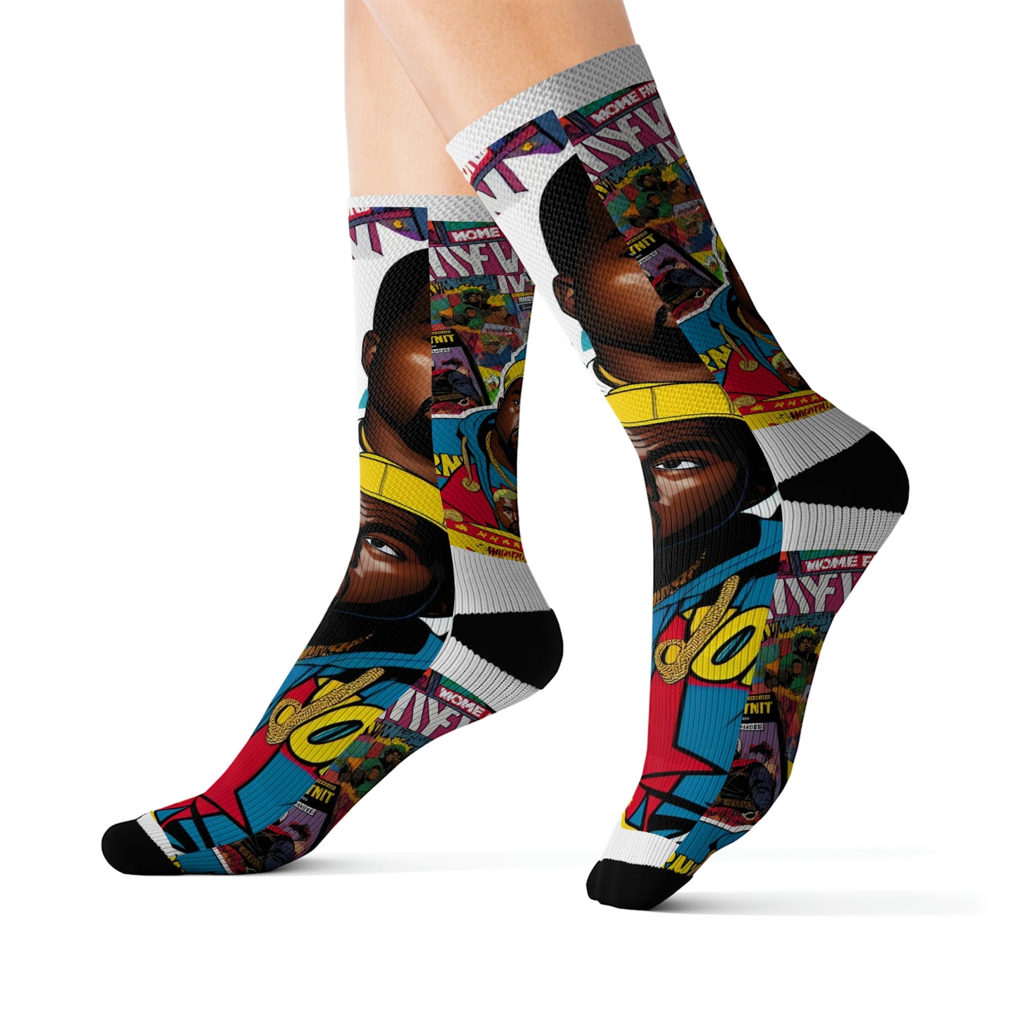 Kanye Comic Book Tube Socks