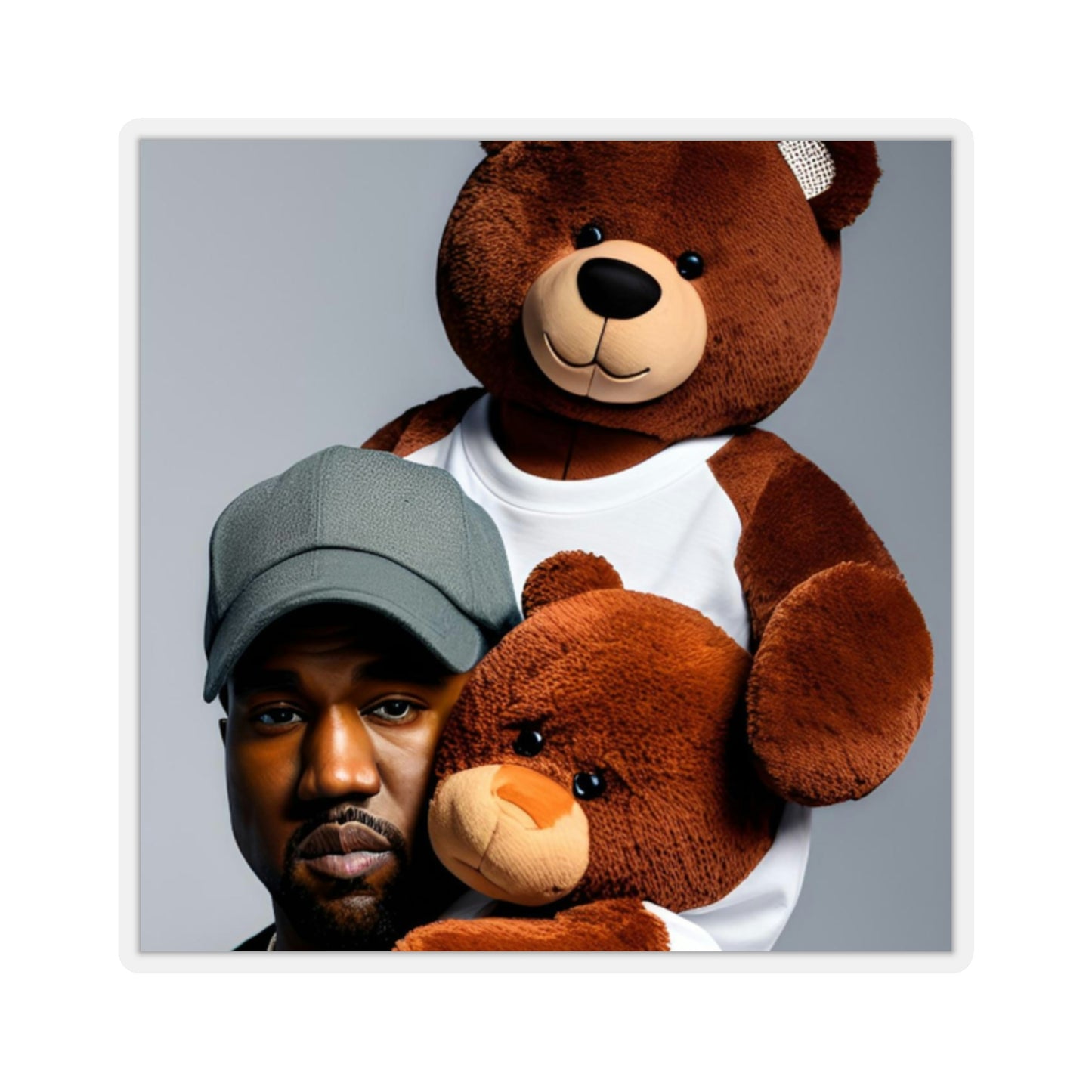 Kanye With Teddy Bears Sticker