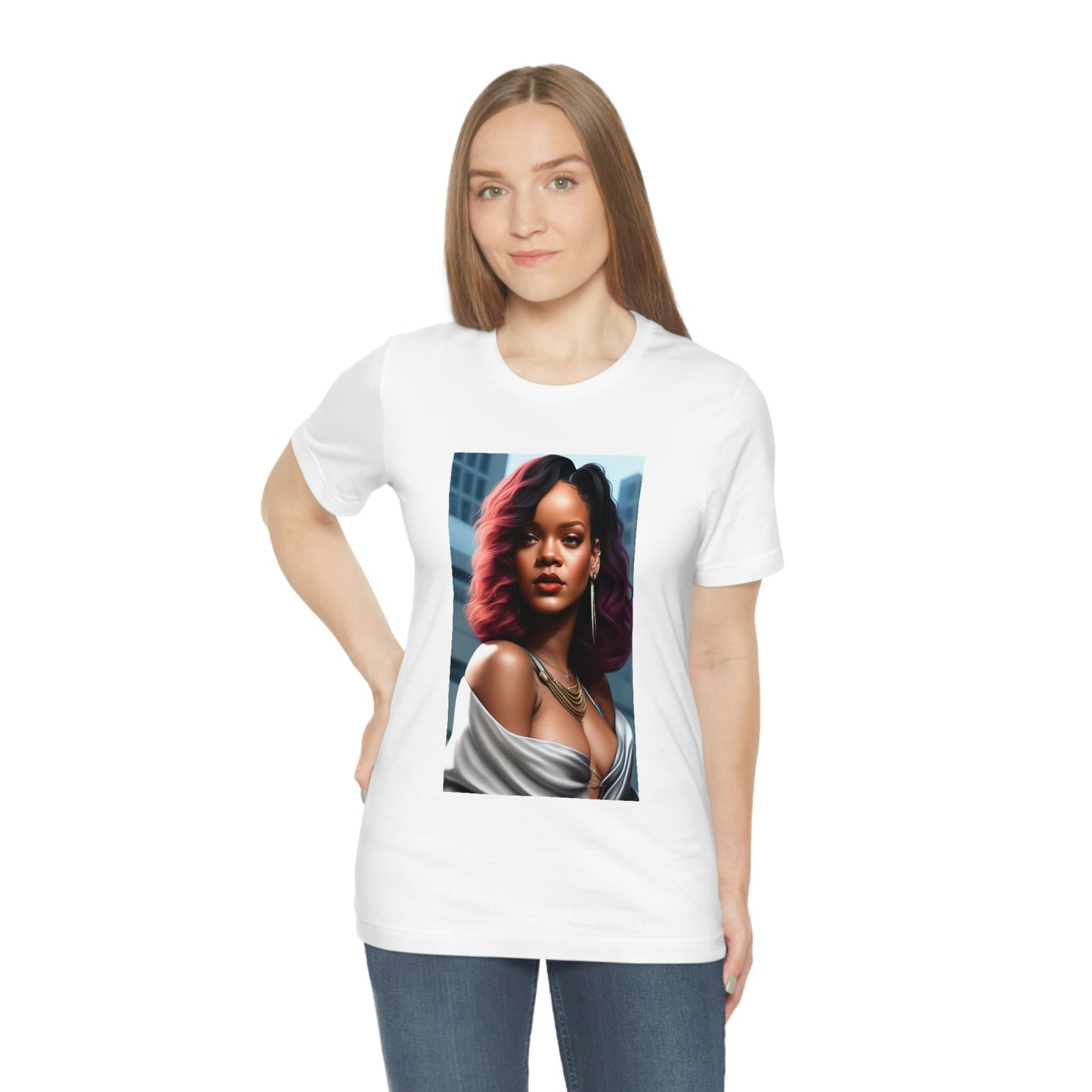 Rihanna Grey Dress Tee