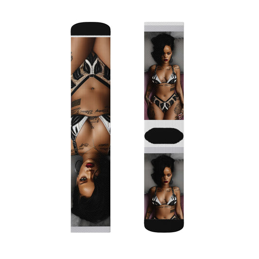 Rihanna Pillow Talk Tube Socks