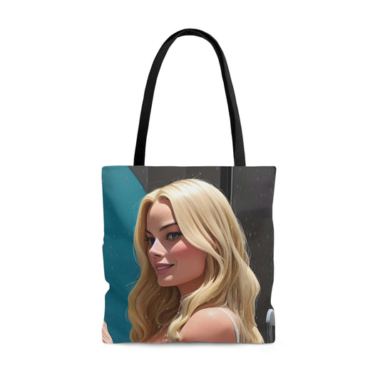 Margot Robbie White Bikini Tote Bag