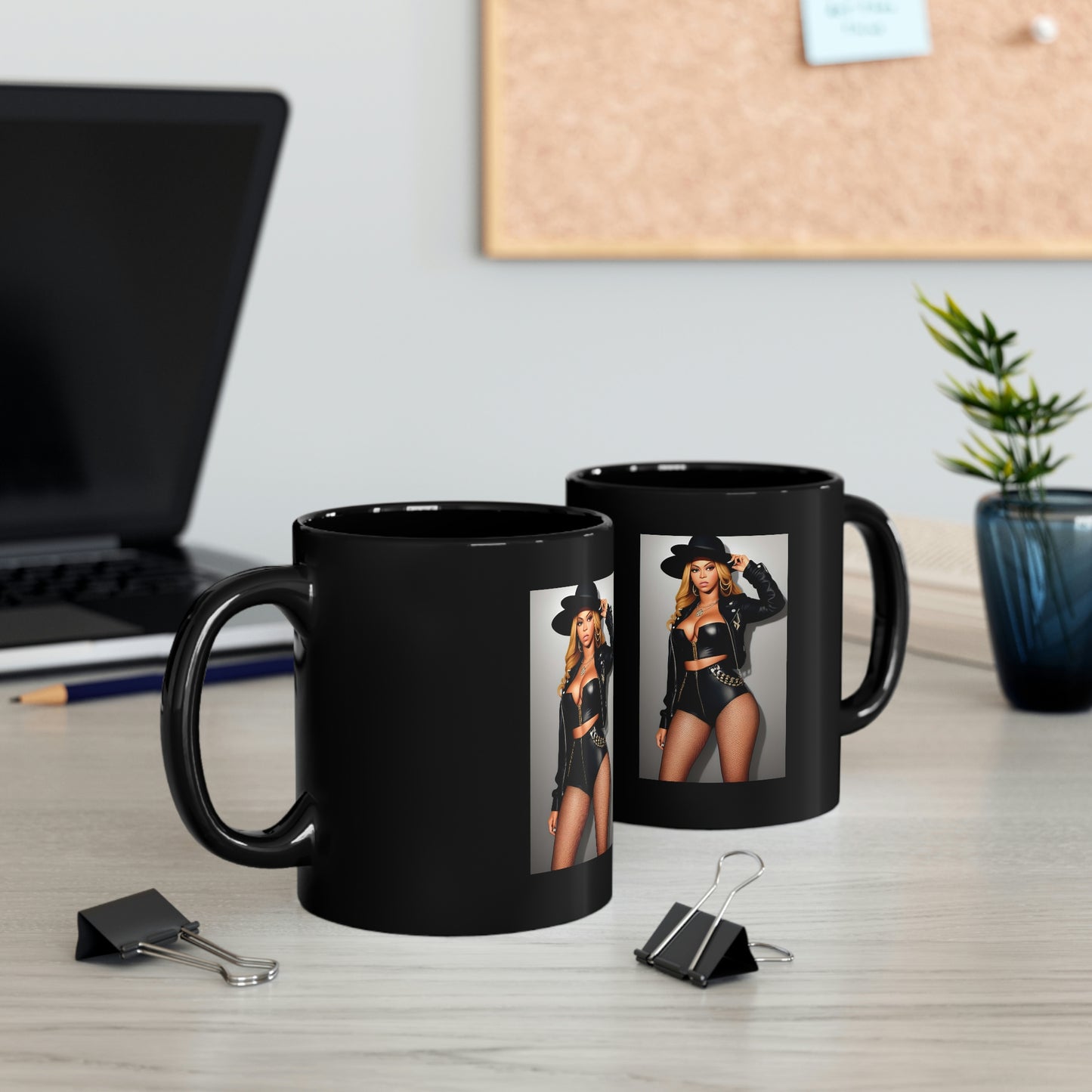 Beyonce Rodeo Black Coffee Mug