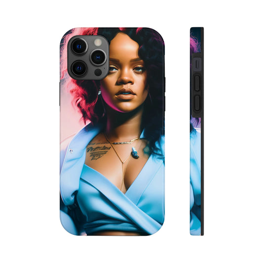 Rihanna Blue Top Phone Case