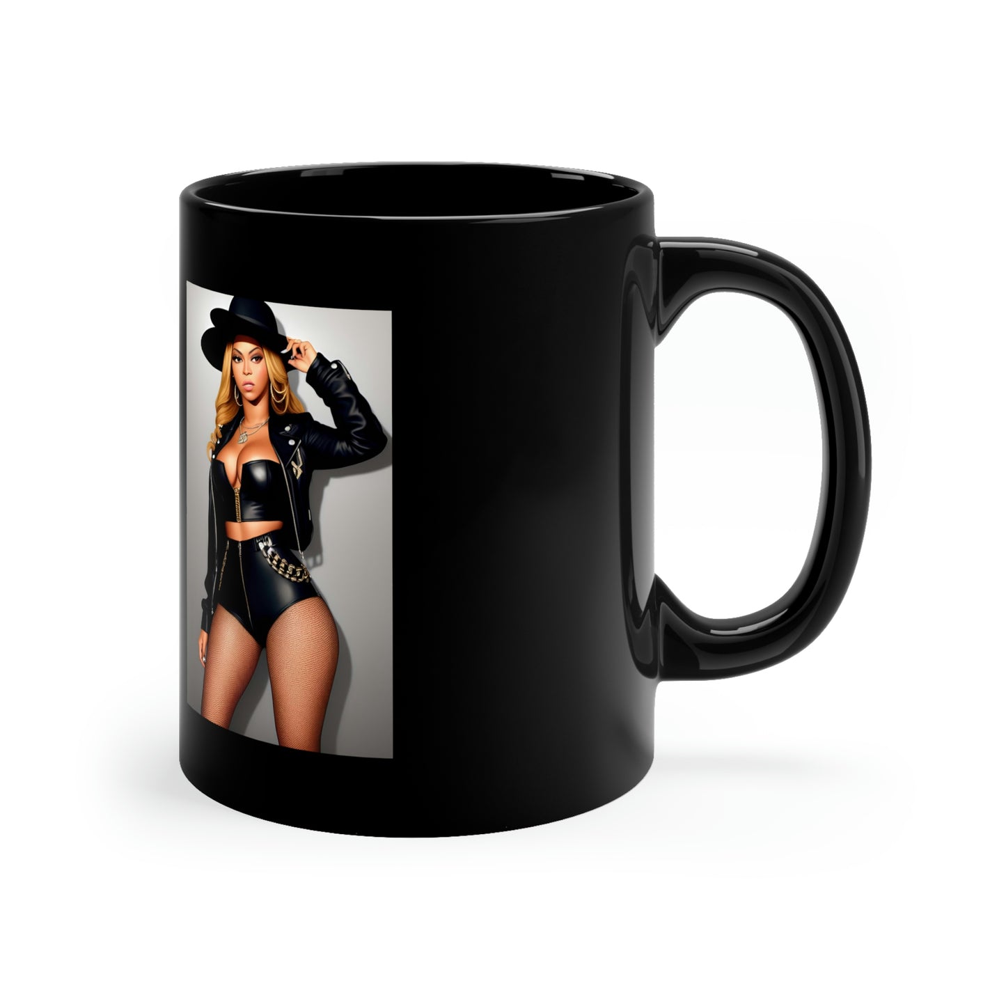 Beyonce Rodeo Black Coffee Mug