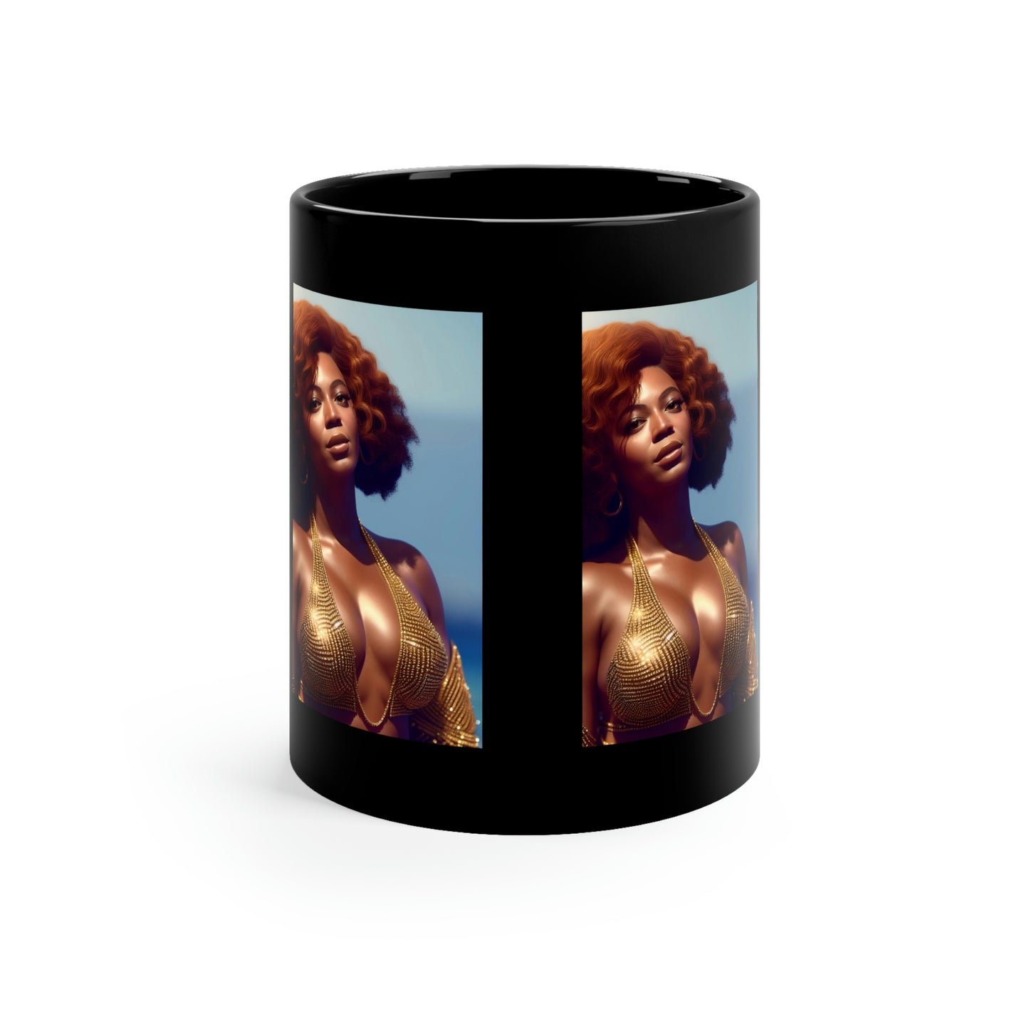 Beyonce Sunset Black Coffee Mug