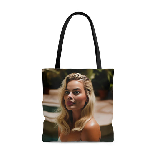 Margot Robbie Hot Tub Tote Bag